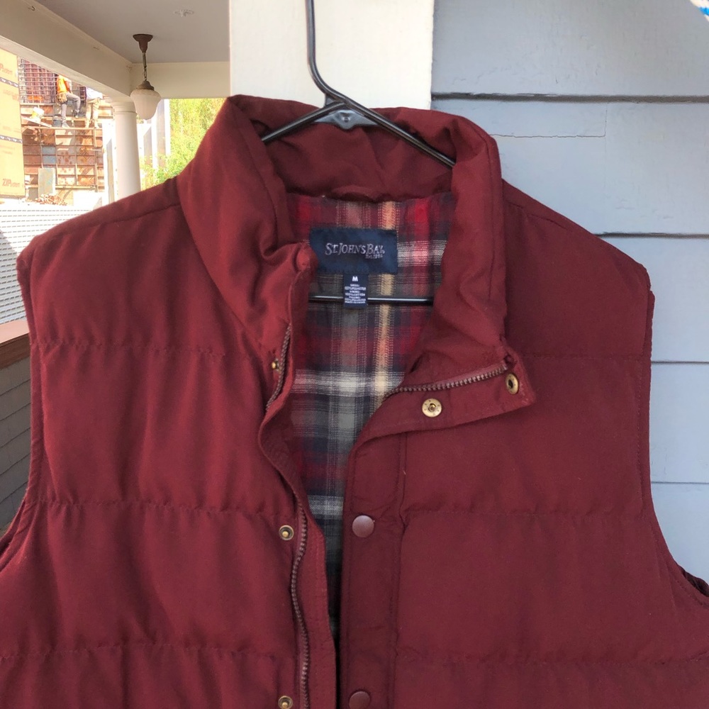Red flannel Vest (St John’s Bay)